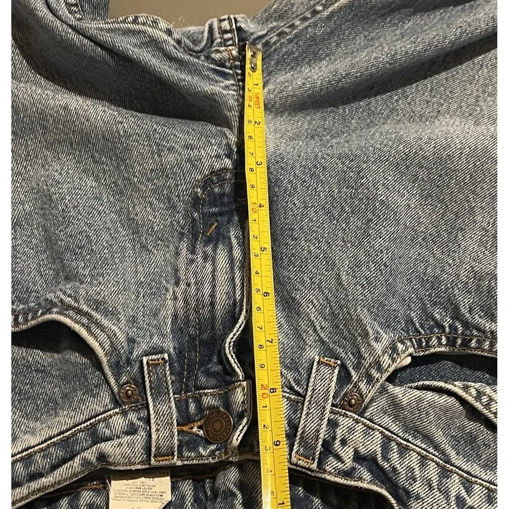 Vintage Levi's 550‎ Husky Orange Tab Denim Jeans 31x27 Paper Tag